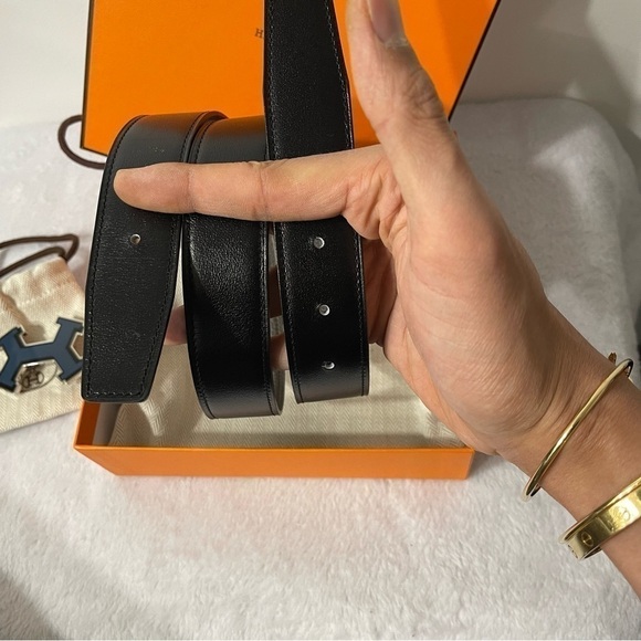 Authentic Hermes belt reversible - Picture 3 of 9